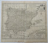 Iberia Spain & Portugal Madrid Lisbon Balearic Isles Port Mahon 1760 Bowen map