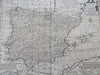 Iberia Spain & Portugal Madrid Lisbon Balearic Isles Port Mahon 1760 Bowen map