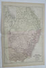 Eastern Australia New South Wales Queensland Victoria 1883 Weller-Blackie map