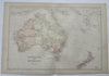 Oceania Australia New Zealand Torres Strait New South Wales 1883 Weller map