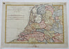 Seven United Provinces Netherlands Low Countries Holland 1780 Bonne map