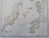 Cape Ann Harbor Massachusetts Gloucester 1854 Blunt coastal survey nautical map