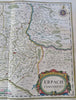 Germany County of Erbach Holy Roman Empire 1644 Jansson folio map