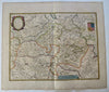 County of Mansfeld Germany Holy Roman Empire 1644 Jansson Hondius folio map