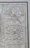 Russian Empire Muscovy Estonia Latvia Finland Moscow 1856 Stein engraved map