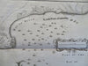 Bay of Bulls Cadiz War of Spanish Succession c. 1745 Basire naval battle map