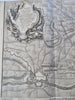 Battle of Maastricht War of Spanish Succession 1745 Basire engraved battle map