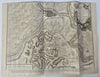 Battle of Saragossa War of Spanish Succession 1745 Basire engraved battle plan