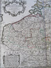 Belgium Low Countries Luxembourg Flanders Brabant Wallonia 1702 Delisle map