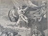 Picart Allegory Winged Angels Cherubs 1713 van der Gouwen engraved frontis print