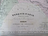 Ottoman Empire Anatolia Syria Armenia Mesopotamia 1863 Dufour huge engraved map