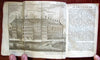 Amsterdam Holland 1781 Mortier guide book Dam Royal Palace 3 city views