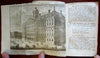 Amsterdam Holland 1781 Mortier guide book Dam Royal Palace 3 city views