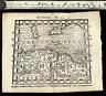 Italia Italy Sardegna Sicily Sicilia North Africa 1576 Petri rare old map