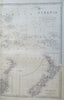 Oceania Australia New Zealand Indonesia Polynesia 1865 Johnston large folio map