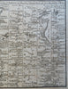 London to Barnstable to Truro Cornwall 1775 Bowen engraved road map travel