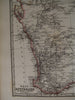 New Zealand West Australia Tasmania Auckland Isthmus 1884 fine old detailed map