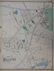 Watertown Middlesex Mass. 1889 Walker detailed city plan map