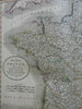 France in Provinces Ancien Regime Orleans Burgundy Provence 1806 Cary folio map