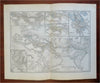 Ancient World Persia Alexander the Great Sparta Antioch 1865 historical map