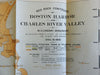 Bed Rock Contours of Boston Harbor Massachusetts 1902 detailed geological map