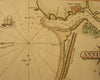 Annis Squam Ipswich Bay Massachusetts 1827 Blunt antique nautical map hand color