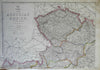 Austria-Hungary Hapsburg Empire Bohemia Croatia Vienna 1863 Lowry four sheet map