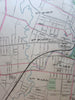 Hartford downtown center city plan 1893 Connecticut Hurd map