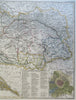 Hapsburg Empire Austria-Hungary Vienna Budapest 1855 Stulpnagel detailed map