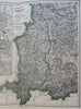 Kingdom of Bavaria Munich Wurzburg Augsburg Passau 1873 Ravenstein detailed map