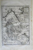 Kingdom of Denmark Jutland Zeeland Copenhagen 1760 Bowen decorative map