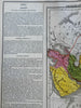 Asia Mongol Empire Tamerlane's Empire Ottomans India China Korea 1820 Carey map