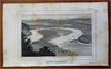 Mount Holyoke Massachusetts 1828 Throop miniature landscape birds-eye view print