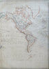 World Map on Mercator's Projection 1860 Weller & Bartholomew large color map