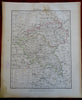 Posen Kingdom of Prussia Schwerin Breslau Bromburg 1852 Flemming detailed map