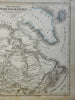 British North America Canada Maritime Provinces British Columbia 1849 Meyer map