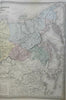 Russian Empire Europe & Asia Poland Ukraine c. 1863 Dufour & Dyonnet folio map