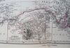 Australia Queensland New South Wales Sydney Port Jackson 1880 Petermann map