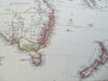 Australia New Zealand New Caledonia Papua New Guinea 1855 Stulpnagel map