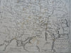 Russian Empire Crimea Ukraine Moldavia Kyiv Astrakhan c. 1815 engraved map