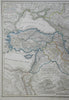 Ottoman Empire Eastern Portion Anatolia Syria 1848 J.C. Himrichs engraved map