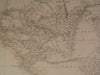 Western Africa Gulf of Guinea c.1863 large old vintage detailed Weller map