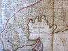 Italy Istria Trieste c.1700 Slovenia Croatia Schenk & Valk Jansson folio old map