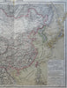 Qing China Meiji Japan Korea Taiwan Tibet Mongolia 1885 Flemming detailed map