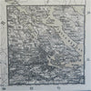 Sweden and Norway Scandinavia Stockholm 1886 Flemming detailed map