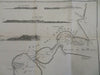 Strait of Magellan Argentina Tierra del Fuego 1774 Hawkesworth Exploration map