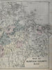 Norfolk County Massachusetts Map Quincy Norwood 1876 Norfolk Mass. detailed map