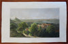 Turin Piedmont Northern Italy Vigna Andisano 1818 engraved landscape view