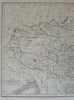 Chinese Empire Japan Tibet Mongolia 1830 engraved map