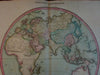 Eastern Hemisphere Africa Australia Asia Hindostan 1810 Pinkerton Dobson map